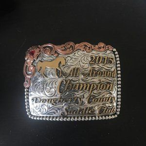 Custom belt buckle